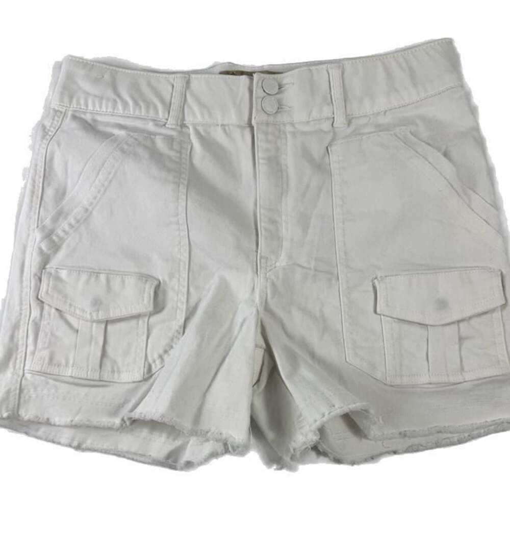 Democracy "Ab" Technology Women's White Cargo Utility Shorts